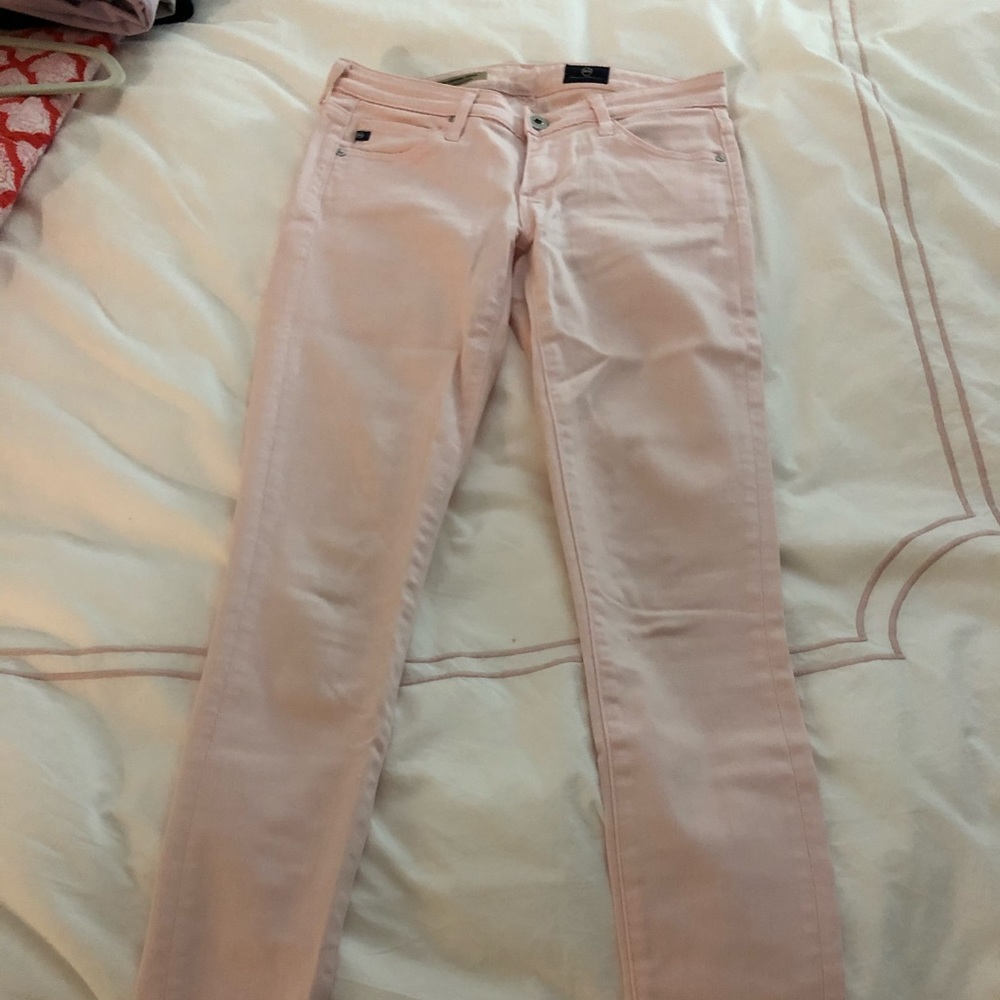 Light pink ag jeans